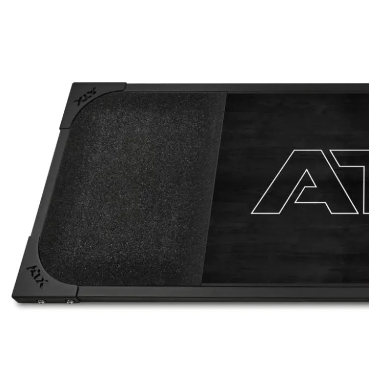 Plateforme de deadlift ATX avec hauteur d'amortissement 5 cm pour entraînement strongman - Granulés de caoutchouc et bois