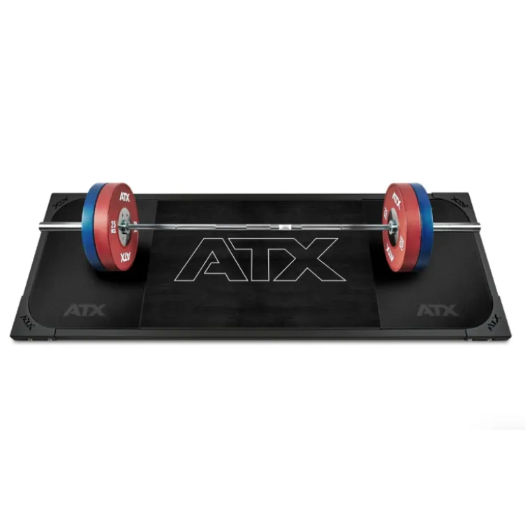 Plateforme de deadlift - Powerlifting avec logo ATX exercices de soulevé de terre