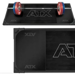 Plateforme de deadlift - Powerlifting avec logo ATX exercices de soulevé de terre