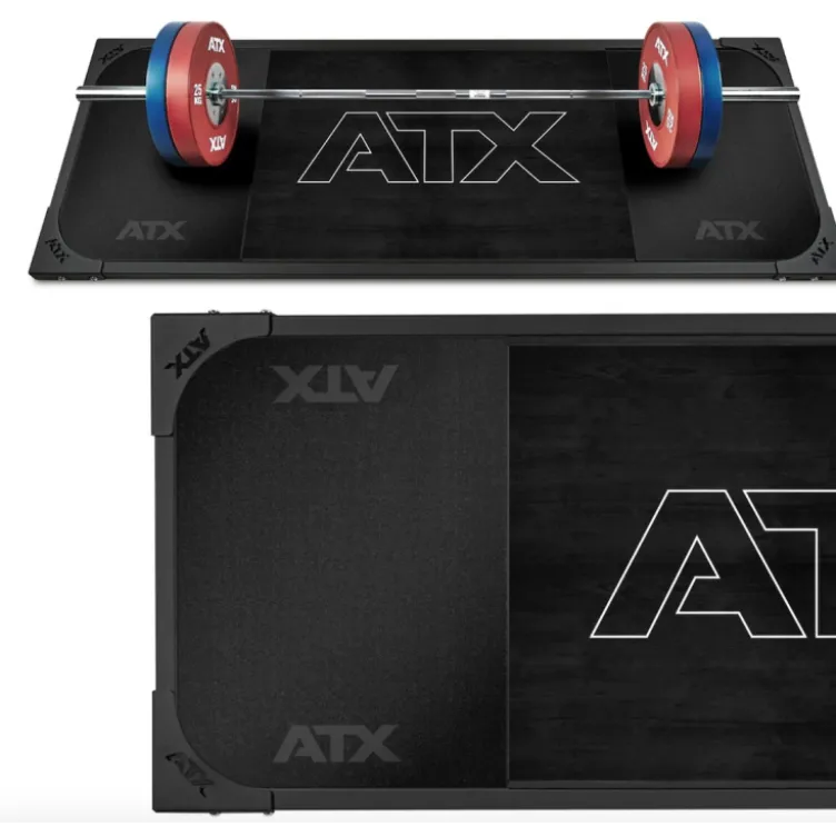 Plateforme de deadlift - Powerlifting avec logo ATX exercices de soulevé de terre