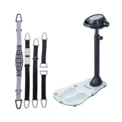 Plateforme de massage par vibrations TrimBelt - Appareil avec 4 ceintures pour brûler des graisses