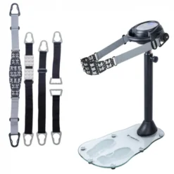 Plateforme de massage par vibrations TrimBelt - Appareil avec 4 ceintures pour brûler des graisses