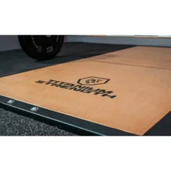 Plateforme de soulevé de terre 2 x 3 m Titanium Strength TP170 - Caoutchouc et panneau central en contreplaqué 30 mm d'épaisseur