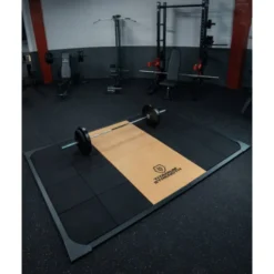Plateforme de soulevé de terre 2 x 3 m Titanium Strength TP170 - Caoutchouc et panneau central en contreplaqué 30 mm d'épaisseur