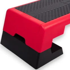 Plateforme de step pour aérobic et remise en forme large avec hauteur réglable - Capacité de charge 250 kg