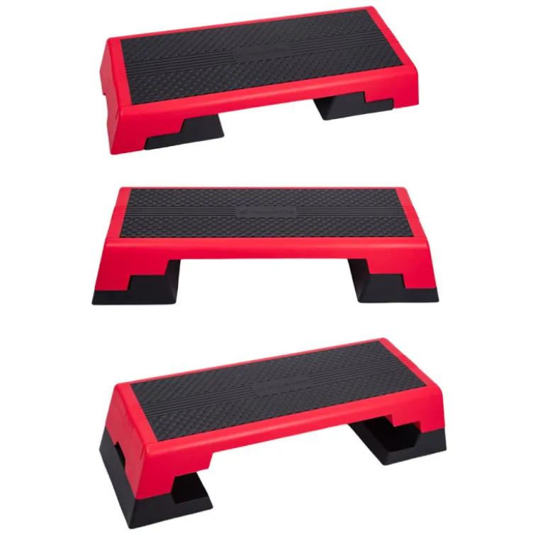 Plateforme de step pour aérobic et remise en forme large avec hauteur réglable - Capacité de charge 250 kg