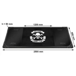 Plateforme d'haltérophilie ATX pour exercices de soulevé de terre avec capacité de charge 500 kg - Powerlifting