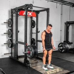 Plateforme d'haltérophilie professionnelle ATX Barbell Club 3x3 mètres