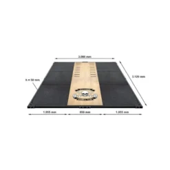 Plateforme d'haltérophilie professionnelle 3x3 mètres de marque ATX