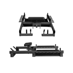 Plateforme hip thrust polyvalente de qualité professionnelle avec supports pour bandes de résistances - 200 kg max