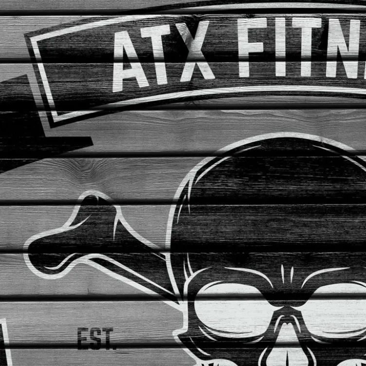 Plateforme professionnelle d'haltérophilie ATX Barbell Club absorbante et antidérapante