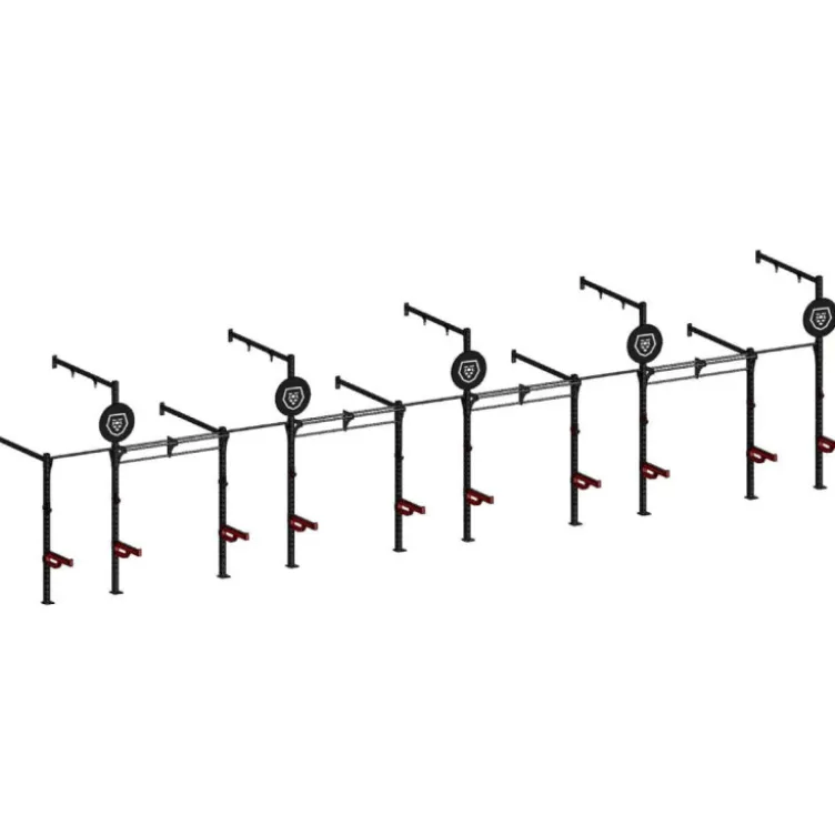 Plateforme RIG de cross-training à fixation murale 5 modules Titanium Strength RIG-T5 - Accessoires inclus
