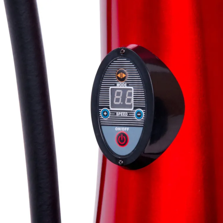Plateforme verticale Lotos vibrante pour exercices de cardio avec affichage LED - Grandes poignées antidérapantes