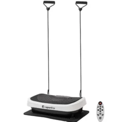 Plateforme vibrante Devyn incurvée pour relaxation musculaire - Bandes de résistance réglable avec 50 modes préenregistré