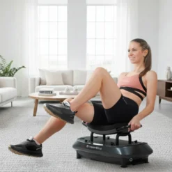 Plateforme vibrante Duonique à deux niveaux avec 30 vitesses et 3 types de vibrations pour le renforcement musculaire