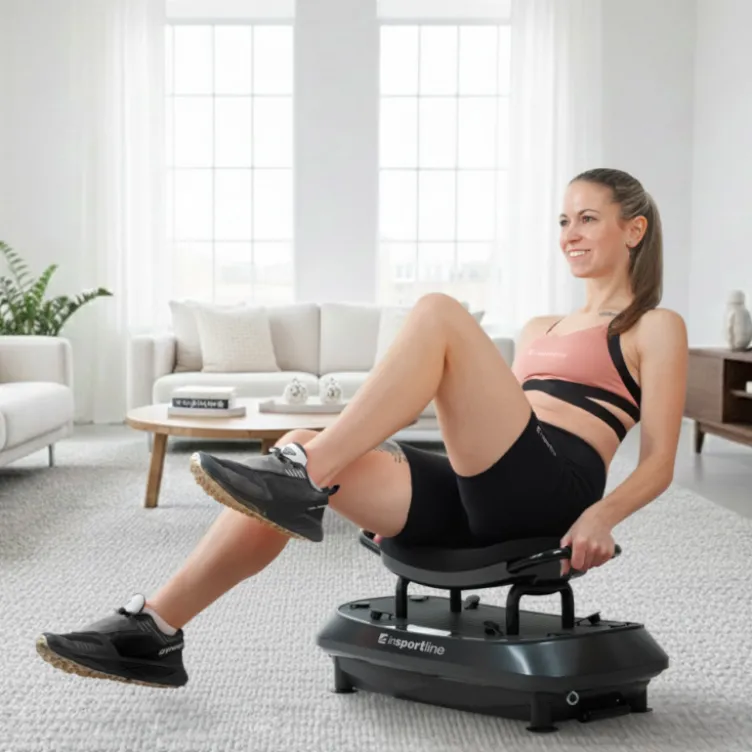 Plateforme vibrante Duonique à deux niveaux avec 30 vitesses et 3 types de vibrations pour le renforcement musculaire