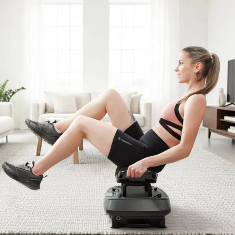 Plateforme vibrante Duonique à deux niveaux avec 30 vitesses et 3 types de vibrations pour le renforcement musculaire