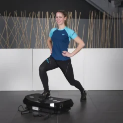 Plateforme à vibrations Julisa multiples avec programmes d'entraînement variés - Surface de massage incurvée