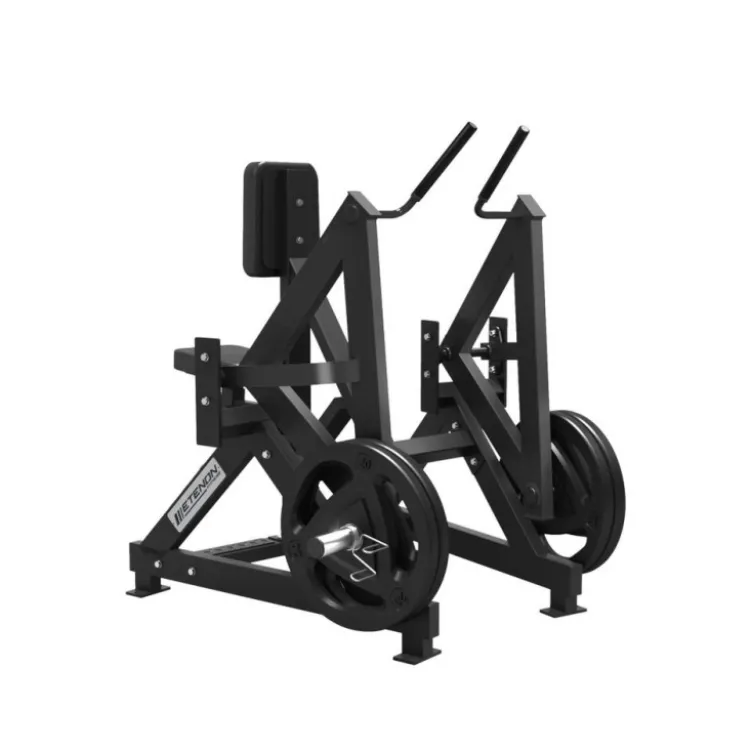 Plate loaded back pull professionnelle - Rameur pour le dos à charge libre pour salles de musculation commerciales