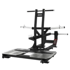 Plate loaded belt squat avec ceinture Titanium Élite Séries à capacité de charge 400 kg - Bandes élastiques incluses EL-PL35
