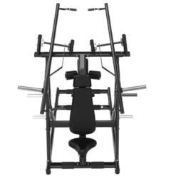Plate loaded chest press machine dual back pull Titanium Strength Black Séries BS-PL5 - Renforcement du dos et de la poitrine