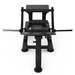 Plate loaded hip thrust avec ceinture à verrouillage et plateforme à angle réglable - Titanium Strength Black Séries GH-PL13