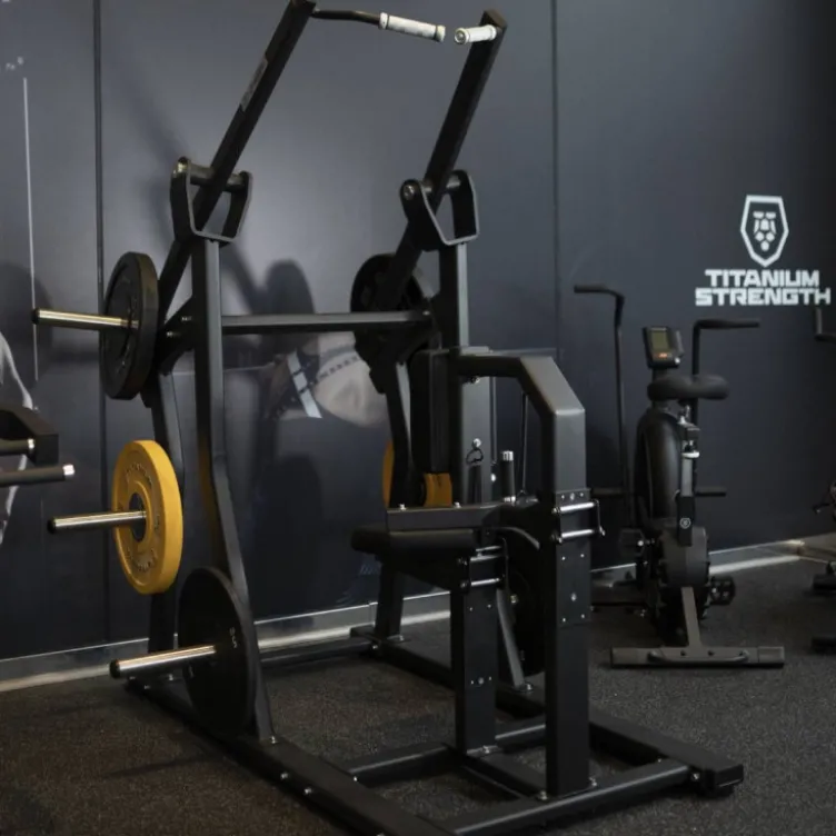 Plate Loaded Iso-Lateral Lat Pulldown Titanium Strength Élite Séries EL-PL6 - Appareil de musculation pour le dos