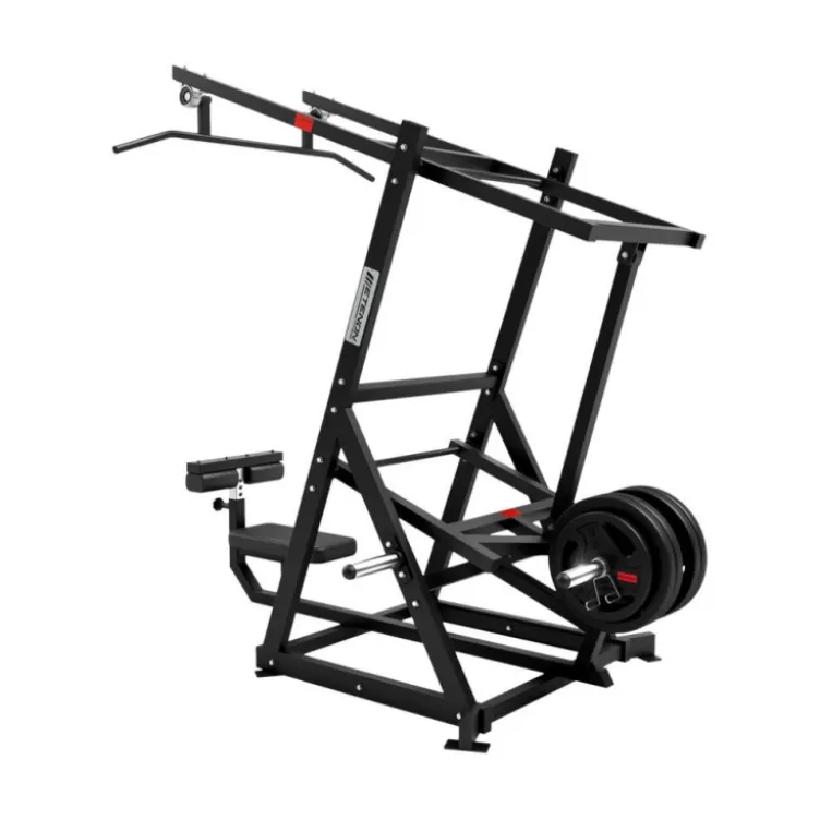 Plate loaded lat pull up and down machine de musculation pour le renforcement du dos - Charge libre
