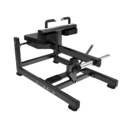 Plate loaded seated calf extension machine Titanium Black Séries pour le renforcement des mollets - BS-PL24