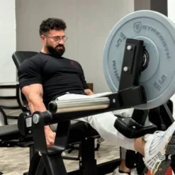 Plate loaded Titanium Strength leg extension iso-latérale Élite Séries EL-PL4 - Musculation des quadriceps charge libre