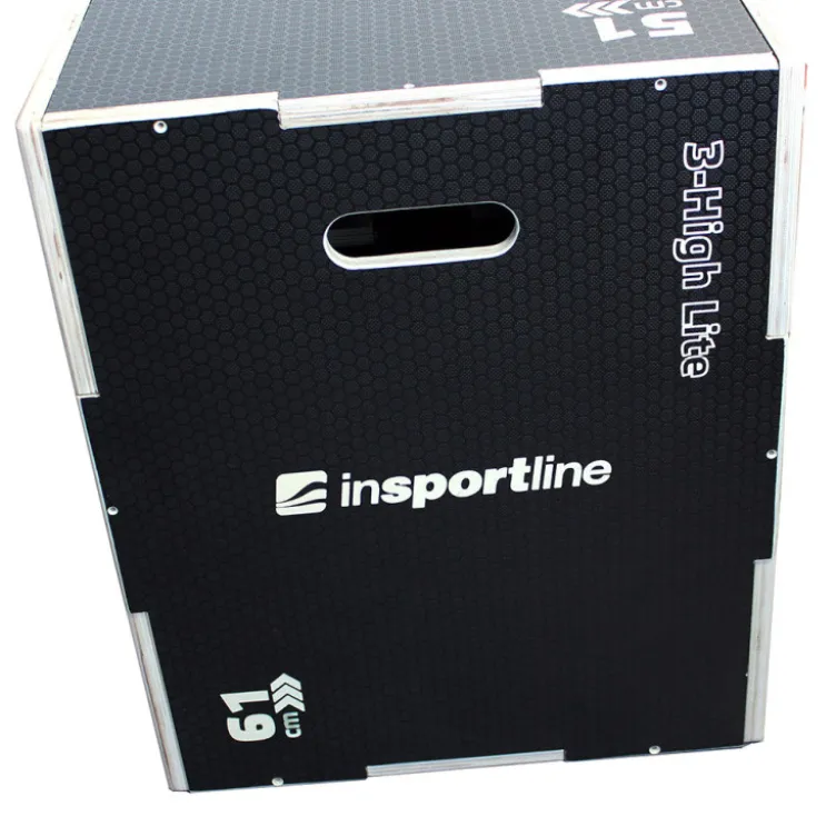 Plyobox en bois avec revêtement antidérapant pour renforcement musculaire - 76 x 61 x 51 cm