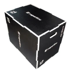 Plyobox en bois avec revêtement antidérapant pour renforcement musculaire - 76 x 61 x 51 cm