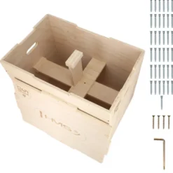 Plyobox professionnelle pour entraînement de crosstraining et Hyrox 3 hauteurs - 76,2 / 60,96 / 50,8 cm