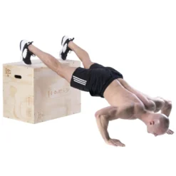 Plyobox professionnelle pour entraînement de crosstraining et Hyrox 3 hauteurs - 76,2 / 60,96 / 50,8 cm
