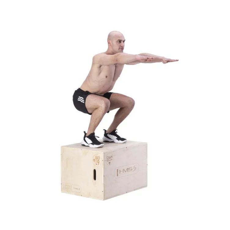 Plyobox professionnelle pour entraînement de crosstraining et Hyrox 3 hauteurs - 76,2 / 60,96 / 50,8 cm