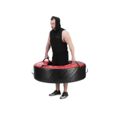 Pneu 80 kg avec poignées pour entraînement fonctionnel de cross-fit et Strongman