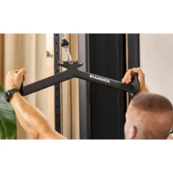 Poignée de tirage 61 cm avec prise intérieure pour une activation complète des muscles du dos
