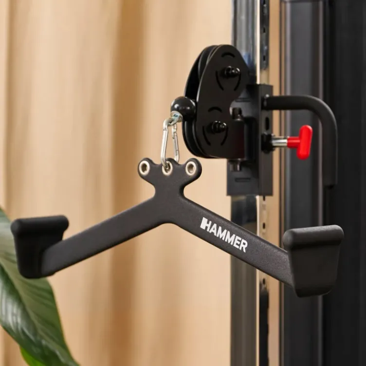 Poignée de tirage 61 cm avec prise intérieure pour une activation complète des muscles du dos