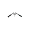 Poignée de tirage en caoutchouc en forme triangulaire pour musculation du dos