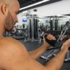 Poignée de tirage Foam Grip coudée pour poulie - poignée de traction angulaire pour biceps et triceps