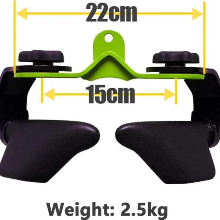 Poignée de tirage à la poulie pour biceps et dorsaux - 3 positions de préhension différentes