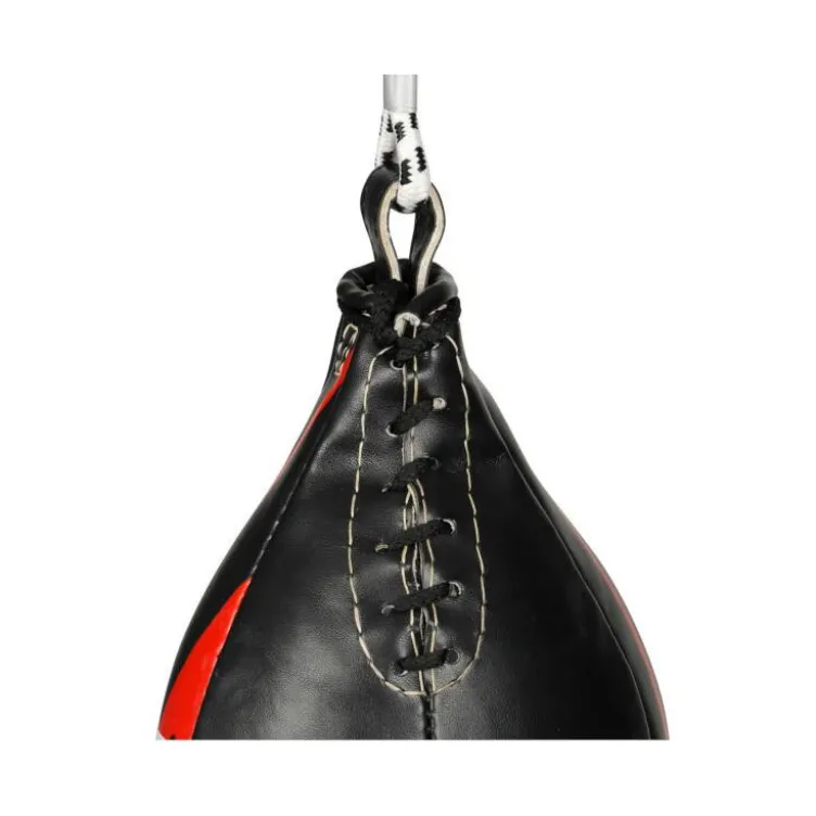 Poire de vitesse speedbag en cuir avec 2 tendeurs