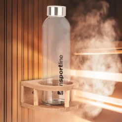 Porte-bouteille en bois pour sauna et hôtel - Accessoire pour centres de remise en forme et espaces bien-être