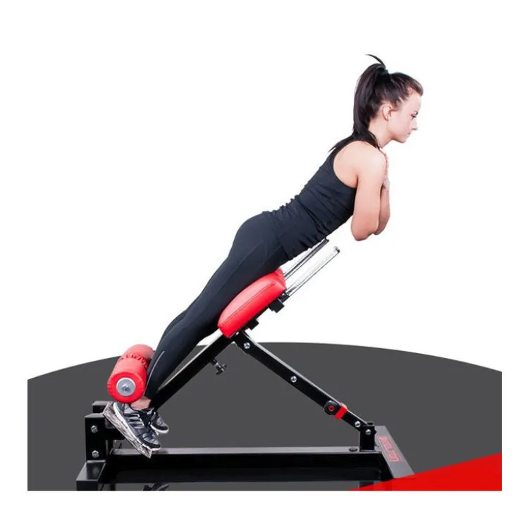 Poste à abdominaux et lombaires - Back extension réglable sur 3 positions pour espaces sportifs professionnels