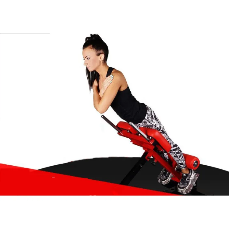 Poste à abdominaux et lombaires - Back extension réglable sur 3 positions pour espaces sportifs professionnels