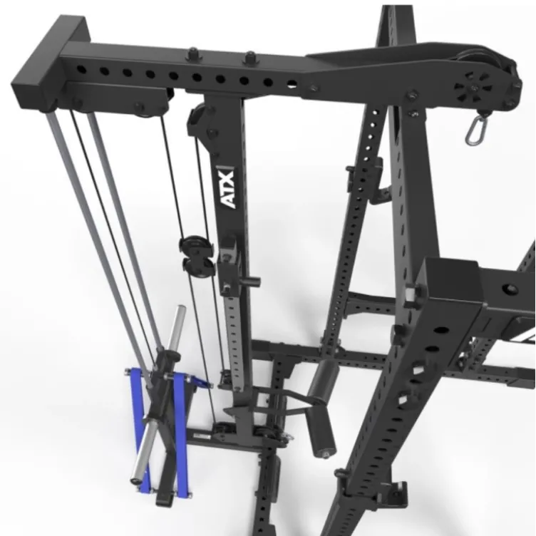 Poste à poulie ATX à charge libre avec capacité de 150 kg - Tirage haut et bas pour homegym