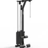 Poste à poulie avec colonne de poids 115 kg en option pour power rack de musculation série 600