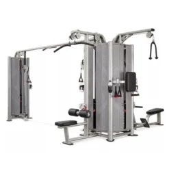 Poulie de musculation professionnelle avec 5 stations - design élégant