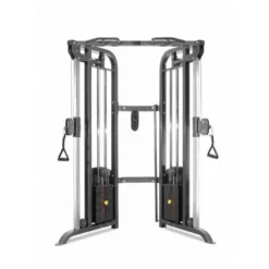 Poulie double réglable sur 20 hauteurs avec 2 colonnes de poids de 72 kg - TAP Titanium Strength