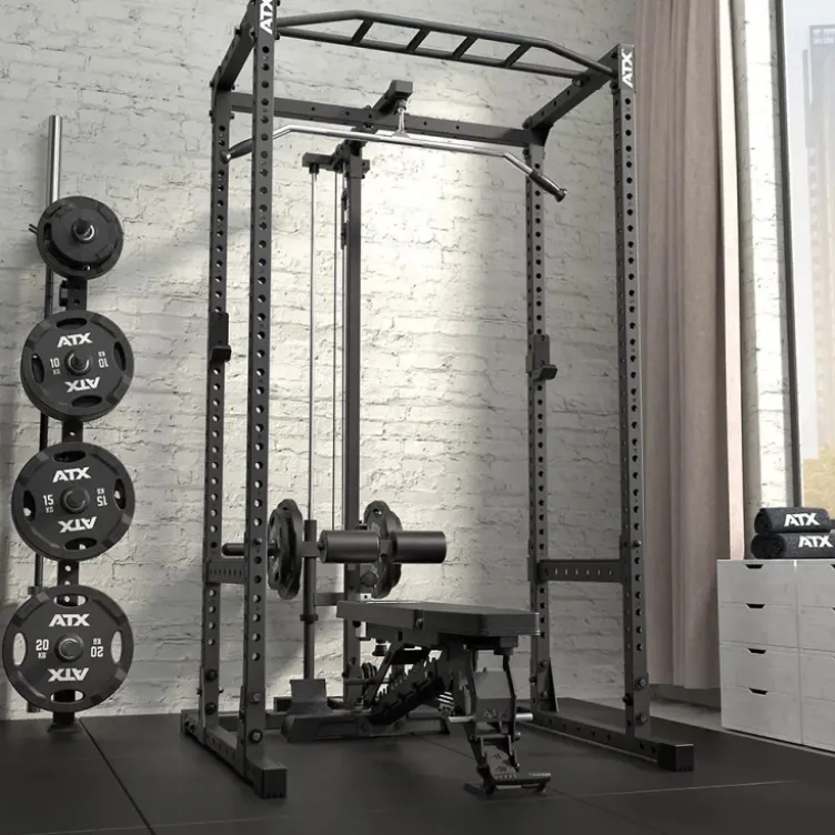 Poulie haute et basse professionnelle pour rack ATX PRX-510 et PRX-520 avec rouleau blocage genoux - 150 kg MAX